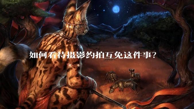 如何看待摄影约拍互免这件事？