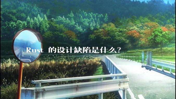 Rust 的设计缺陷是什么？
