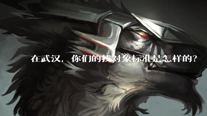 在武汉，你们的找对象标准是怎样的？