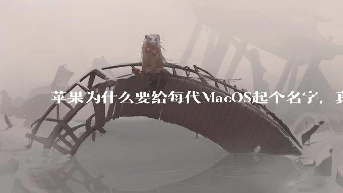 苹果为什么要给每代MacOS起个名字，真以为人们记得住分得清吗？