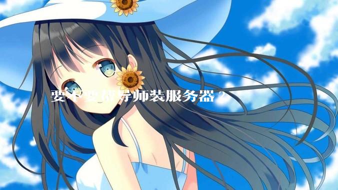 要不要帮导师装服务器?